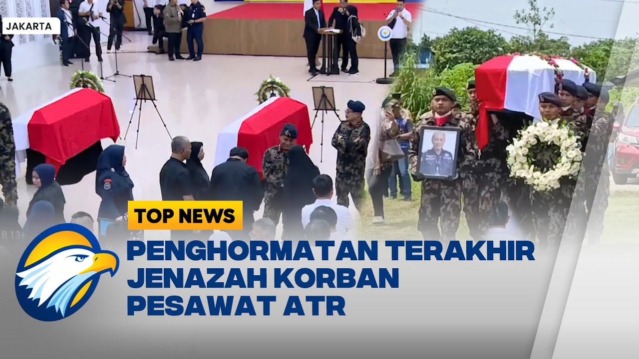 Duka Mendalam di Pemakaman Kapten Andy Dahananto, Korban Tragedi Pesawat ATR - [Top News]
