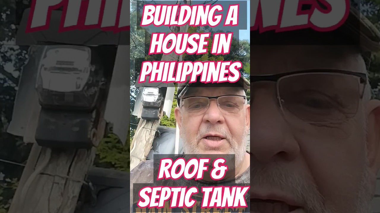 Building a House in the Philippines, Roof Structure & Septic Tank 