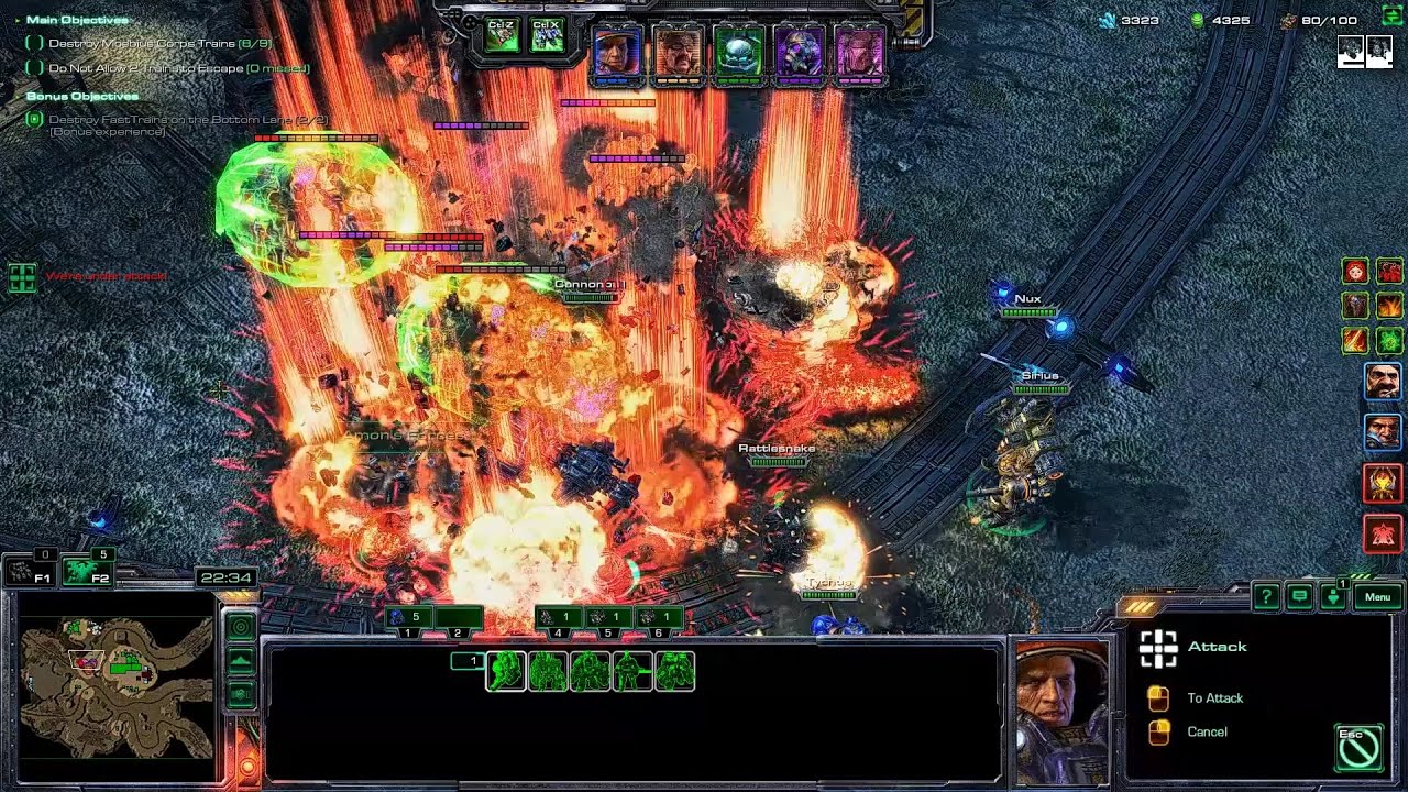 SC2 Super Commander Co-Op Oblivion Express ▏ Tychus Findlay Custom Mutation Solo GamePlay