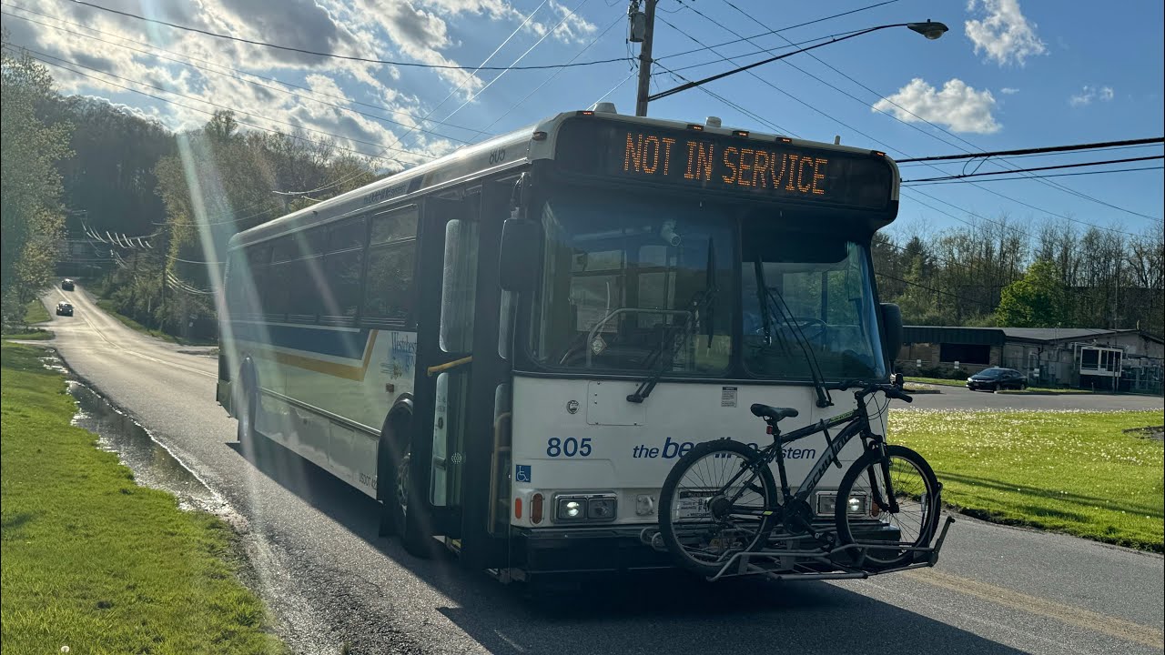 2008 Beeline Bus Orion 5 Suburban Bus #805 Route 77 from White Plains to Carmel Park and Ride.