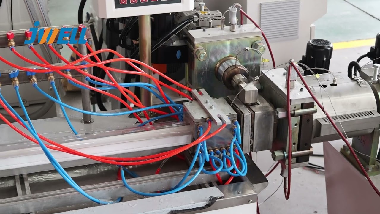 JWELL PC polycarbonate led plastic light cover extrusion machine