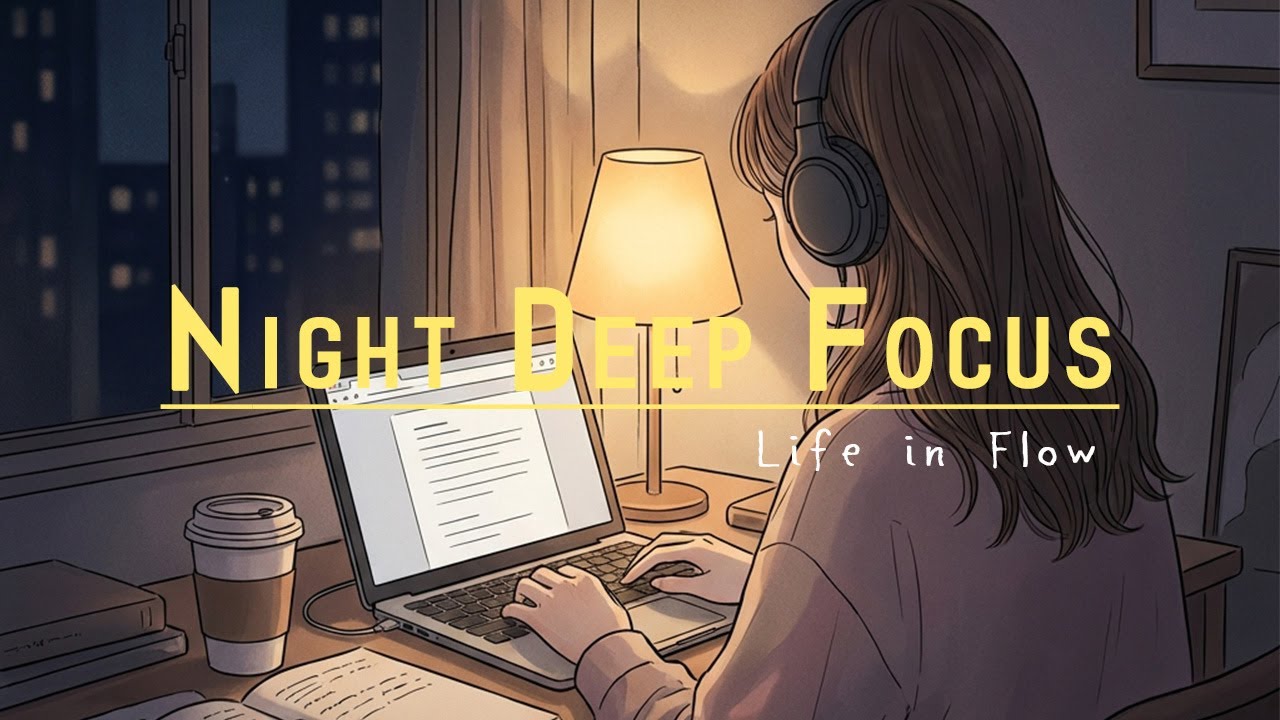 Night Deep Focus Ambient BGM for Quiet Work | Life in Flow
