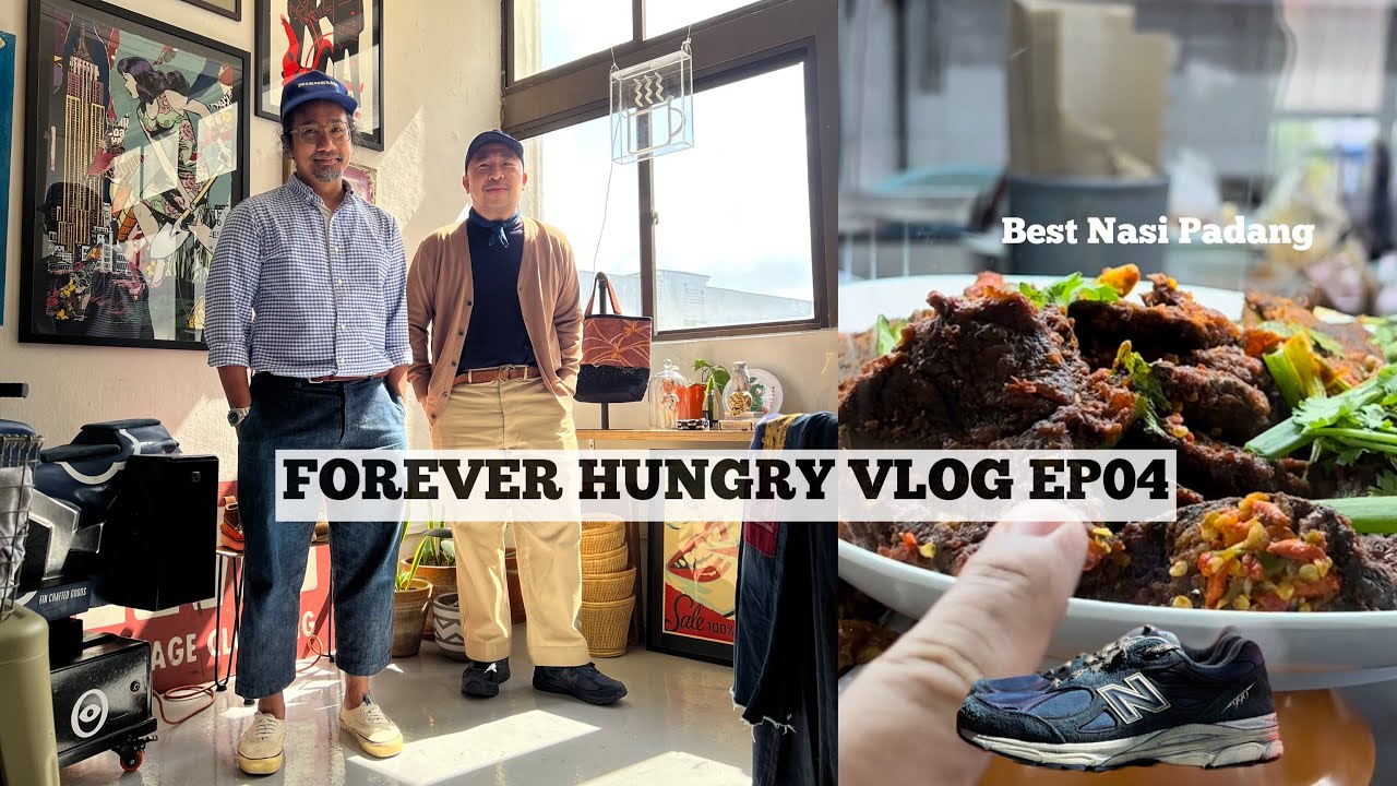 FOREVER HUNGRY VLOG EP04: Best Nasi Padang in Singapore and visiting Fincraftedgoods w/ subtitles