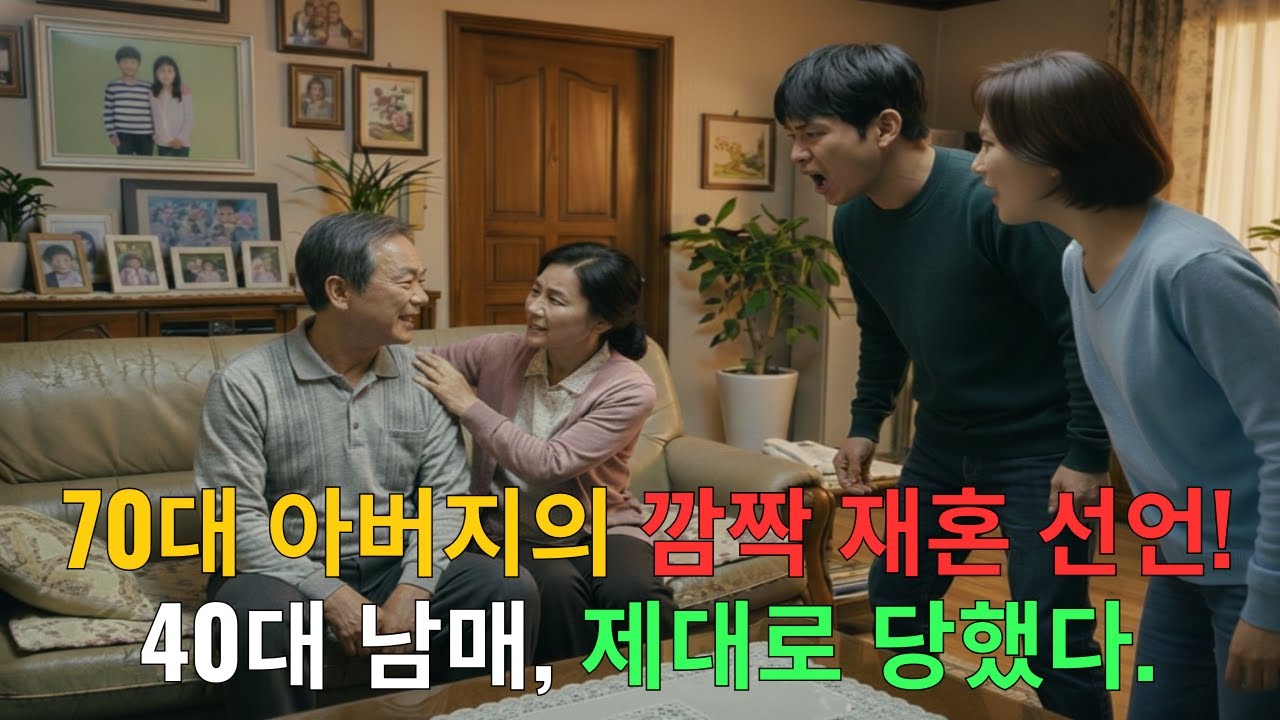 70대 아버지 재혼 선언, 40대 남매가 제대로 당했다 | 강남수 이야기