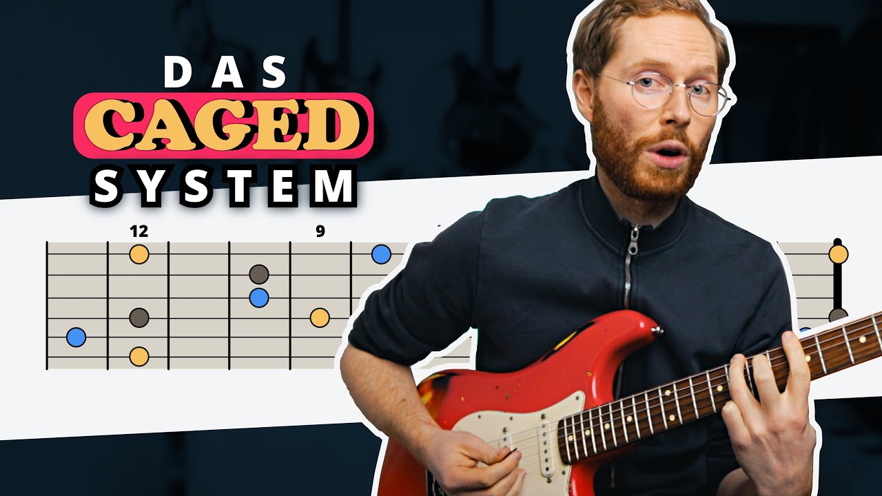 Das CAGED-SYSTEM erklärt (deutsch) | Akkorde auf dem ganzen Griffbrett