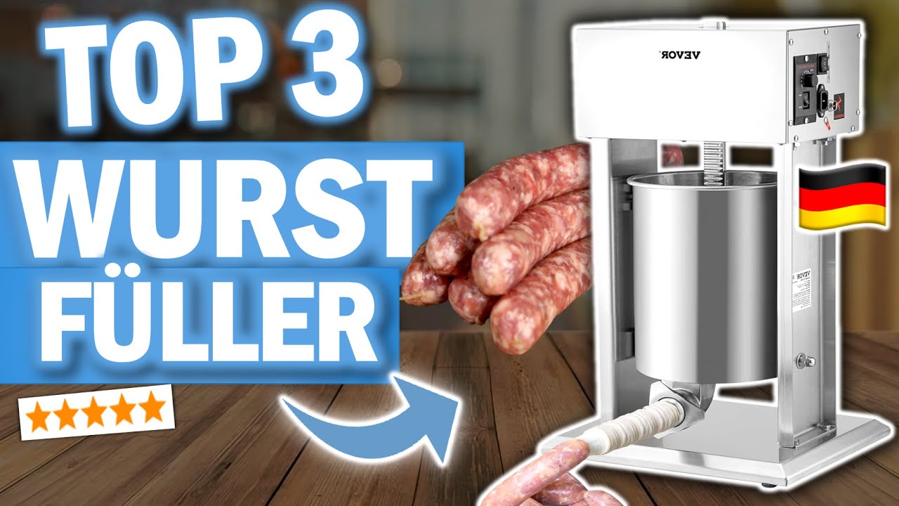 WURSTFÜLLMASCHINEN kaufen: Top 3 Wurstfüllmaschinen 2026 im Vergleich!