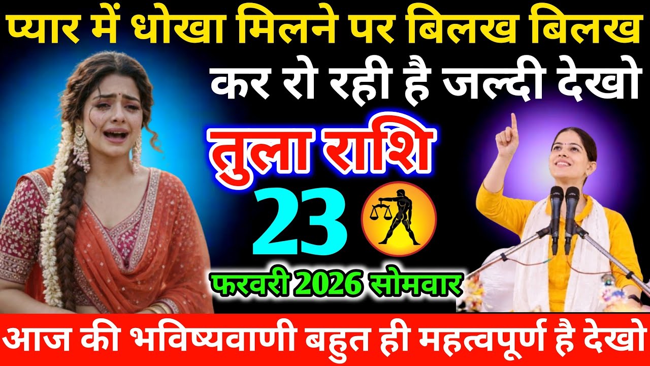 #तुला प्यार में धोखा मिलने पर बिलख बिलख कर रो रही है जल्दी देखो 13 फरवरी 2026 शुक्रवार 