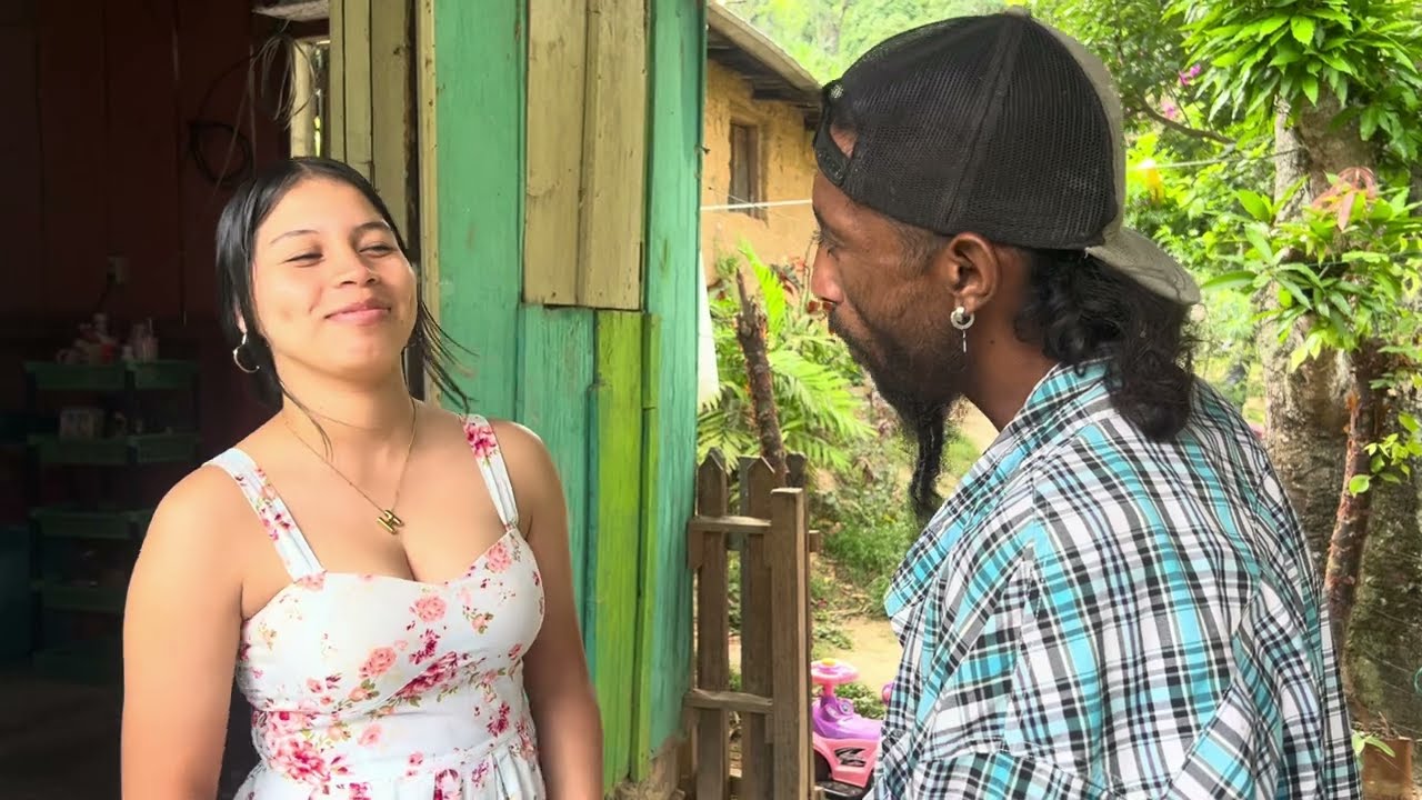 Llegamos a visitar una hermosa muchacha con Wisungui