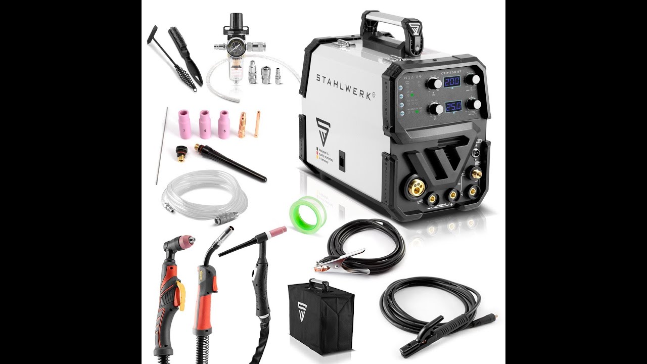 CTM 250 ST STAHLWERK | 4 in 1 Multi Welder Plasma Cutter, MIG, TIG, MMA Unboxing and Test
