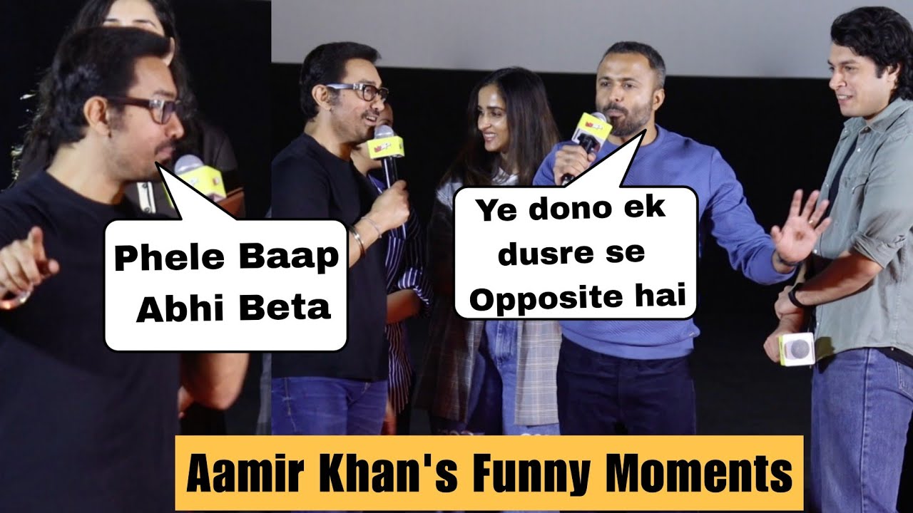 Aamir Khan's Funny Moments at the Loveyapa Trailer Event | Junaid Khan | Uncut Press Conference