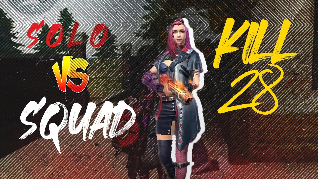 SOLO VS SQUAD PAKE BUNDLE INI DI PEAK AUTO DI SAPU BERSIH!! 28 KILL