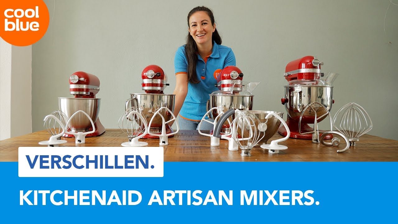 Alle KitchenAid Artisan mixers: de verschillen