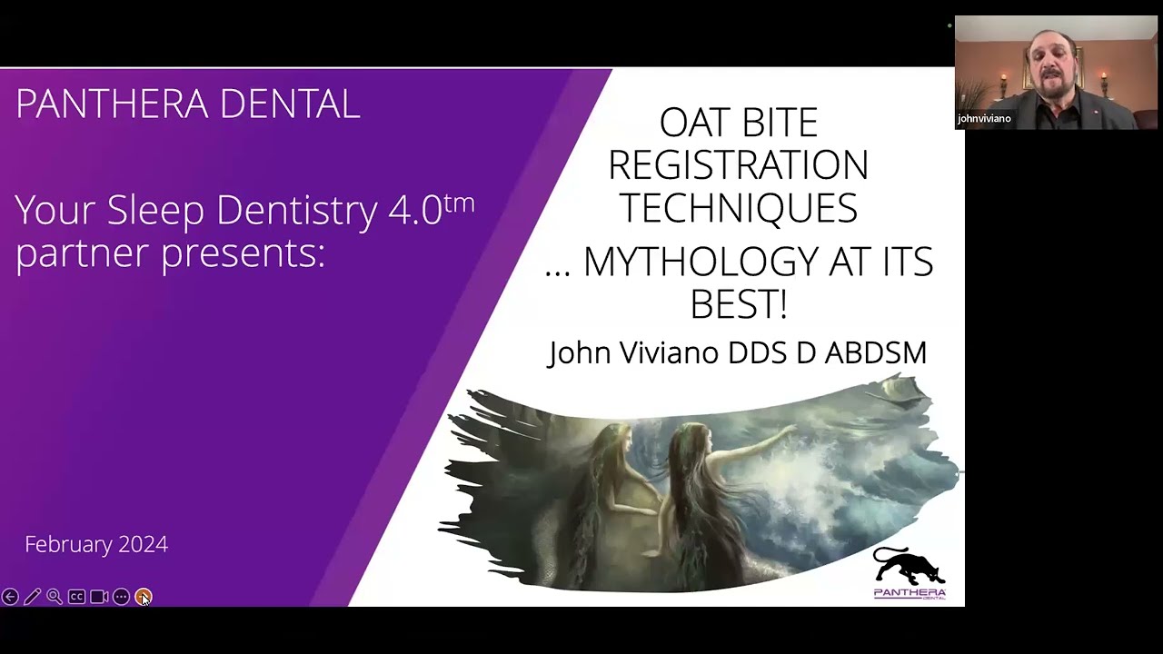 CE Webinar: Oral Appliance Therapy Bite Registration Techniques with Dr. John Viviano