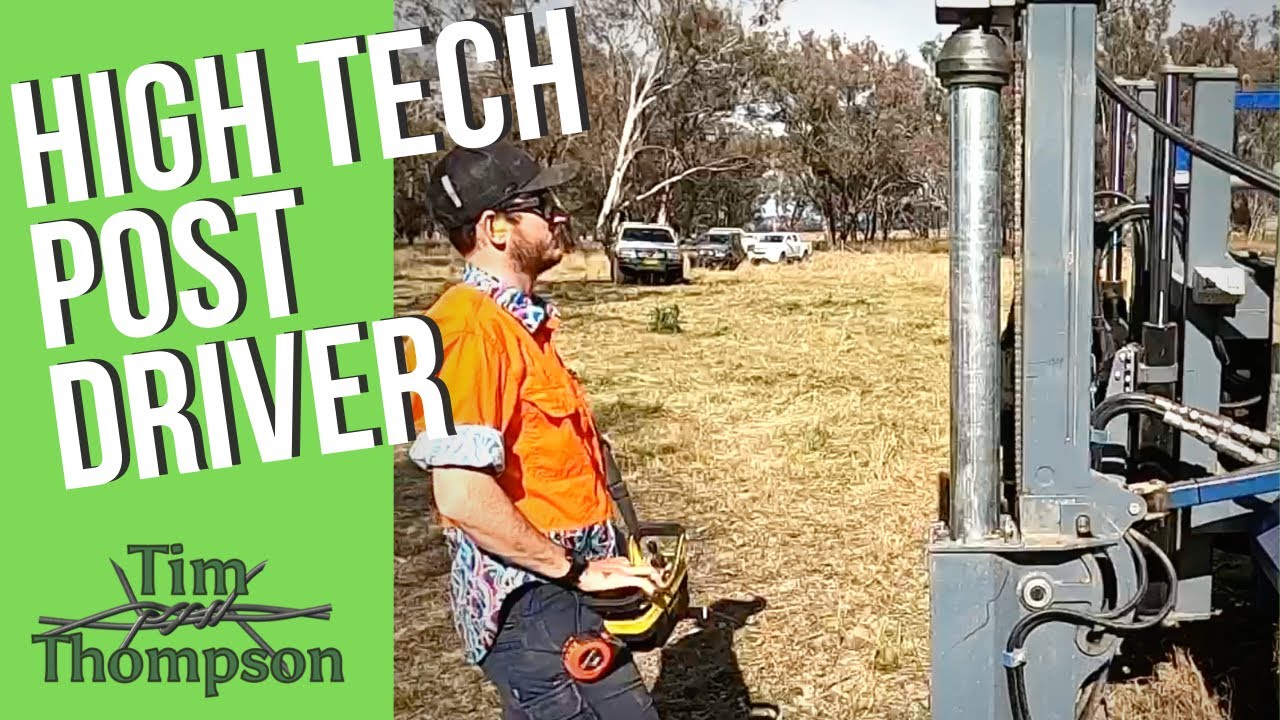 High Tech Post Driving Trailer