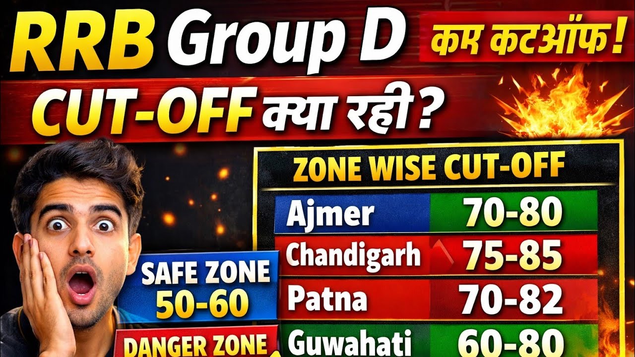 RRB Group D Cutoff Leak! | 50 Safe ya 70Danger? | पूरी सच्चाई #youtubelive  #live  #livestream