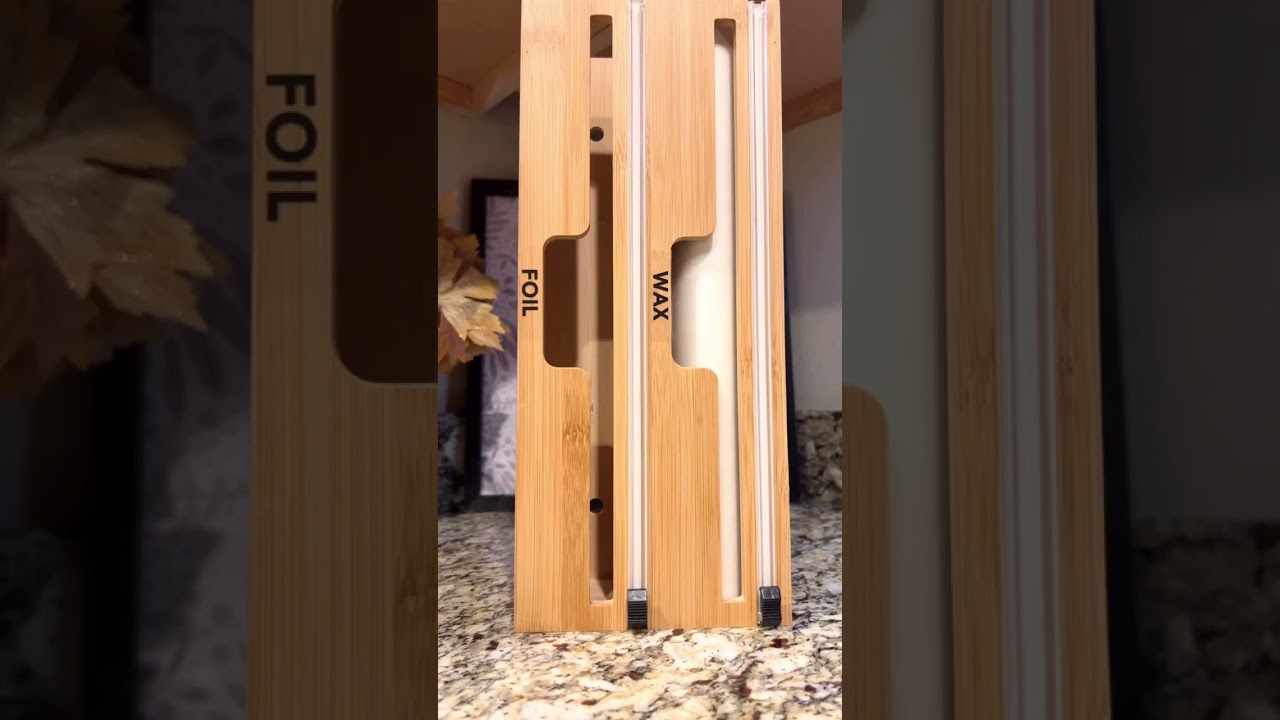 This kitchen wrap dispenser is a must have for any busy mom.