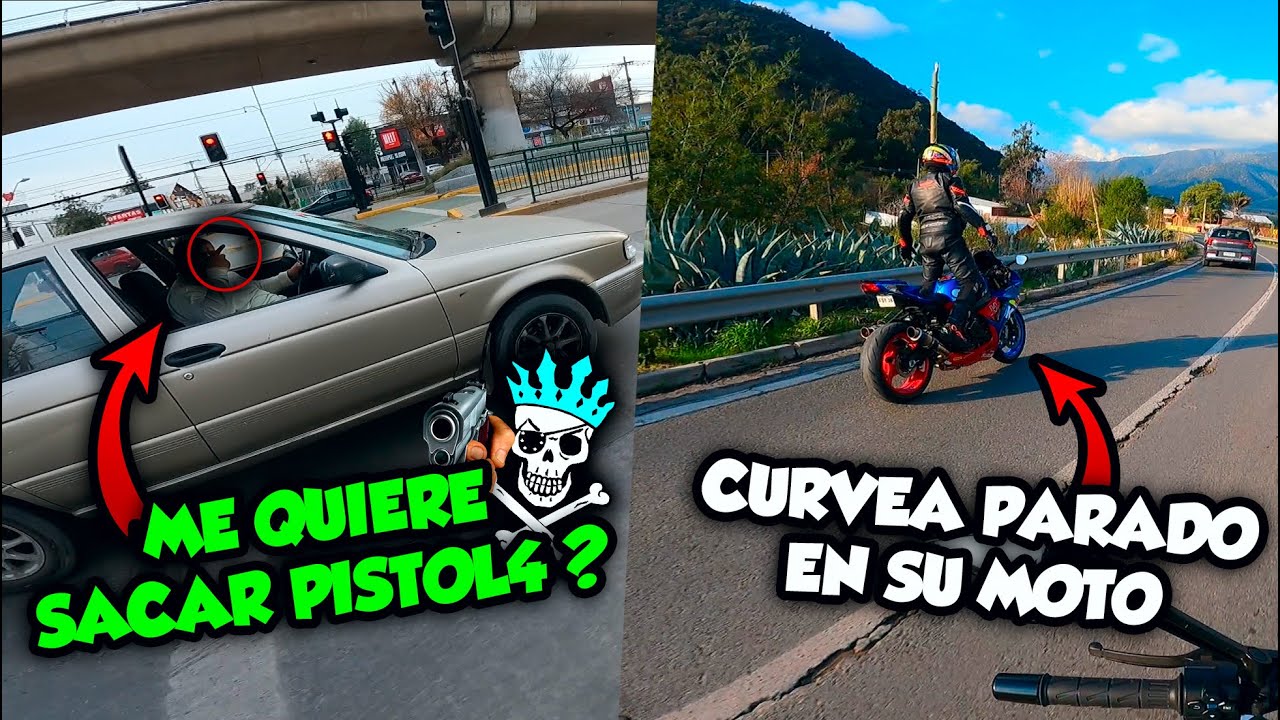 [ ME QUIERE PROVOCAR  / MANIOBRA ARRIESGADA ] Observaciones diarias #66 #chile #motovlog #nivem