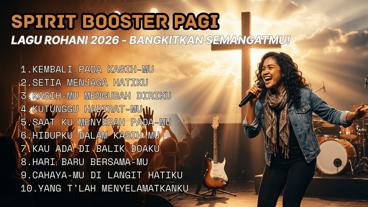 SPIRIT BOOSTER PAGI 🔥 Lagu Rohani Beat/Rock Terbaik 2026 - Bangkitkan Semangatmu! (Full Album)