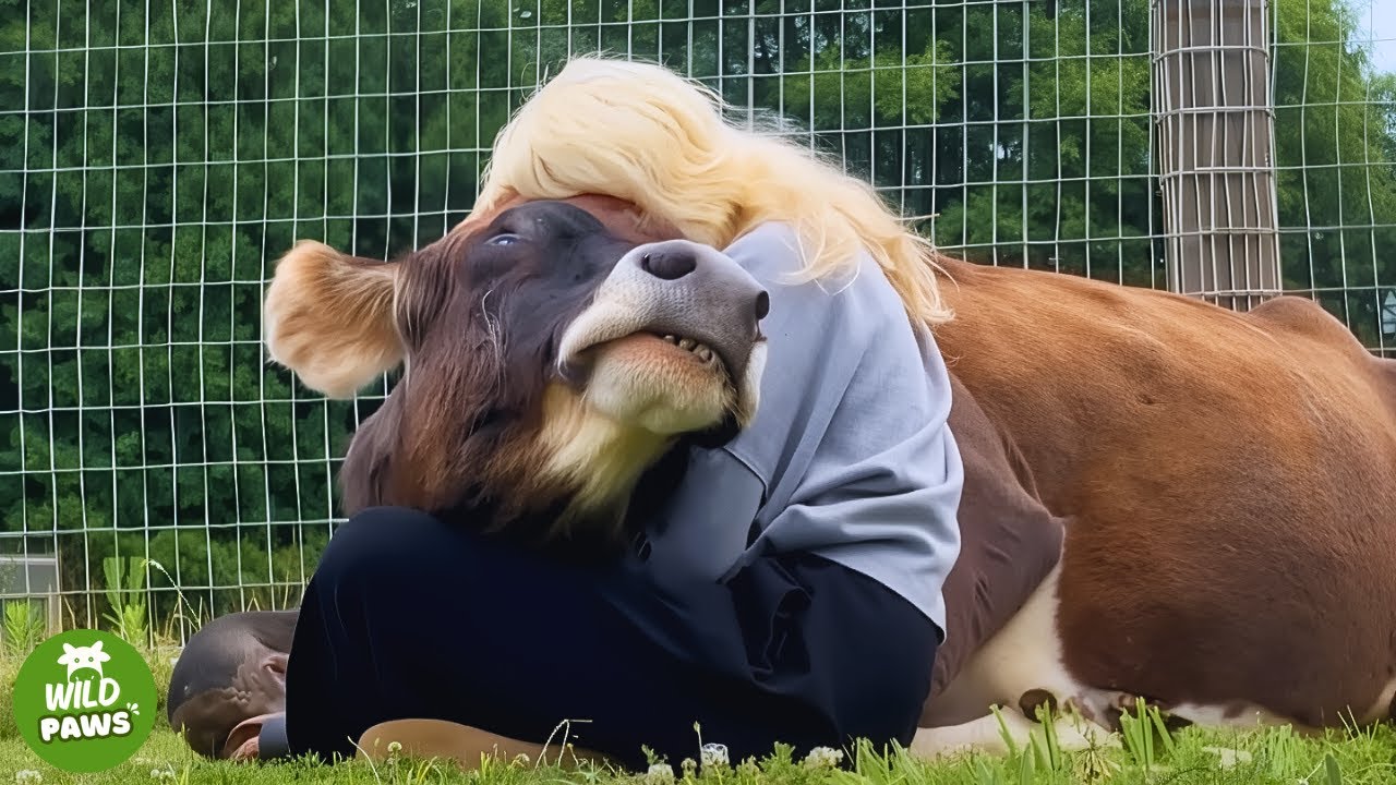 Blind Rescue Cow Spent 19 Years in Darkness, Now She Listens to One Song in Silence