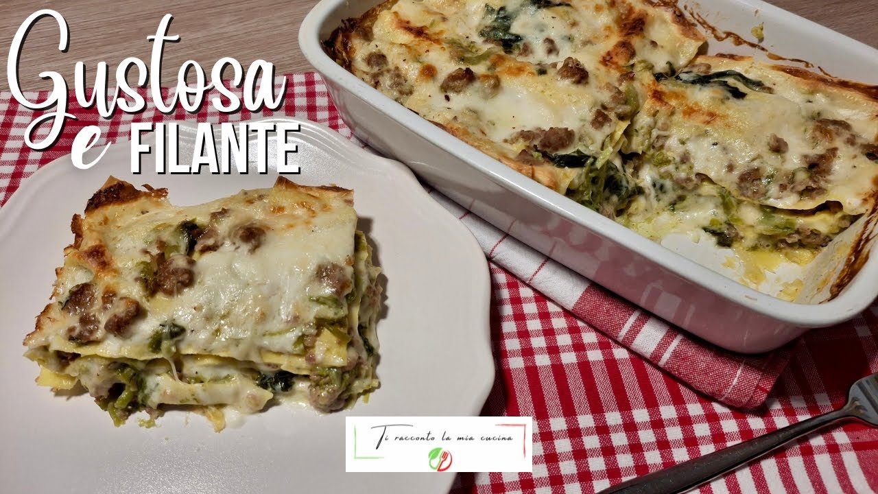 LASAGNE CON CIME DI RAPA SALSICCIA E FORMAGGIO | E porti in tavola una bontà devastante 