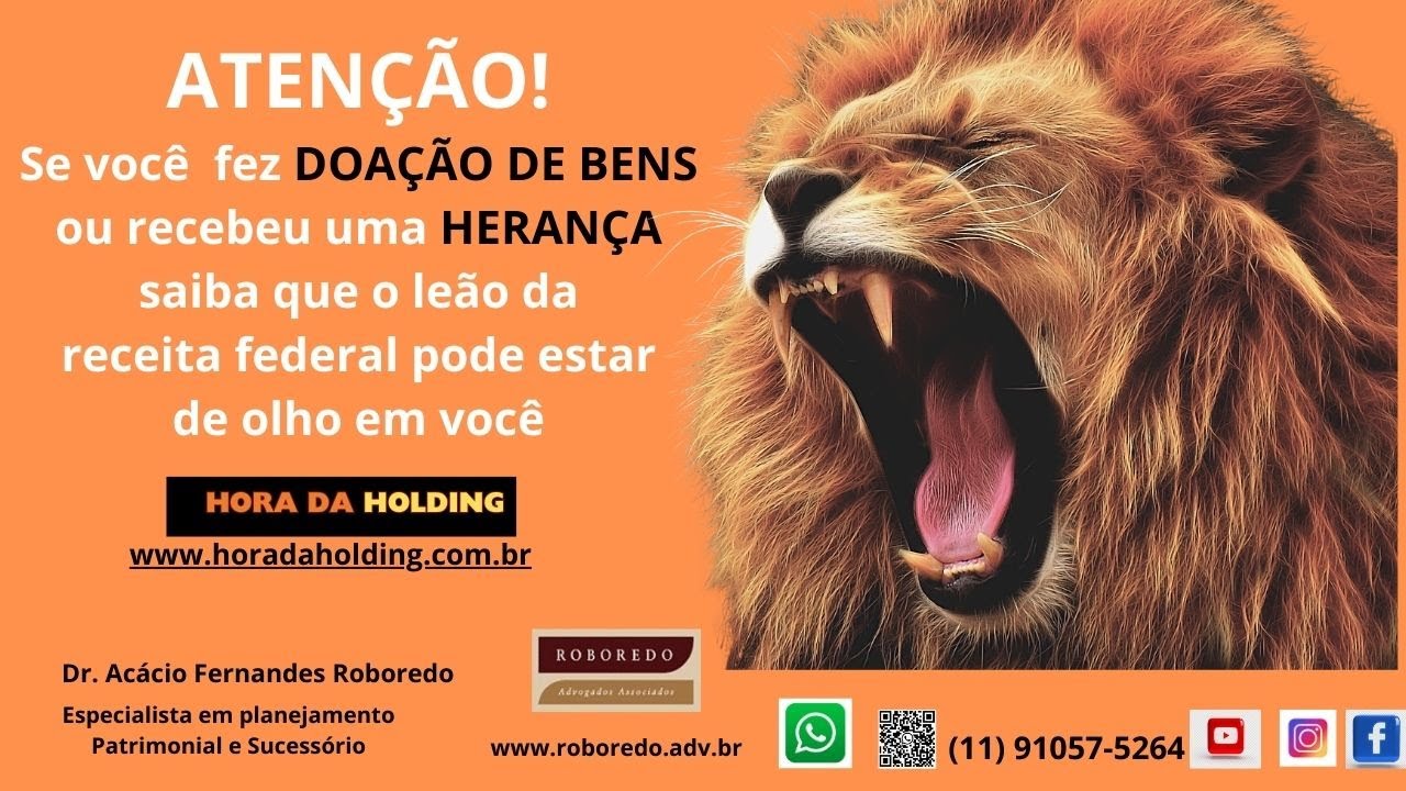 Imposto de Renda sobre Ganho de Capital em Doação de Bens ou Herança. Entenda a bomba relógio!!!