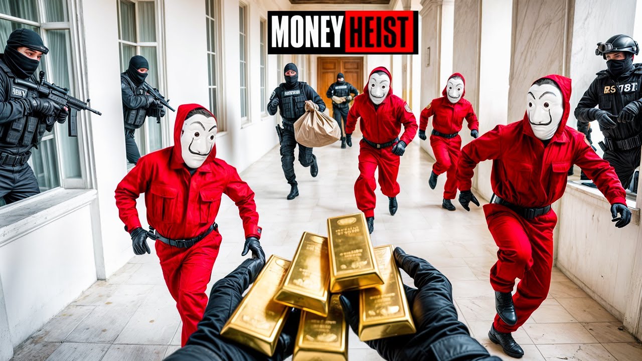 PARKOUR VS MONEY HEIST! 6 | BAD GUYS: No ESCAPE, POLICE Chase Closes in(BELLA CIAO REMIX) | Epic POV