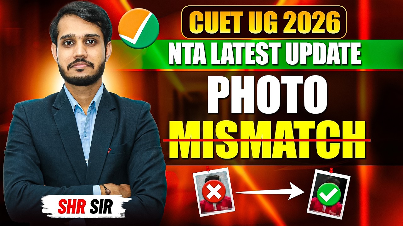 NEET 2026 Photo Mismatch Problem 😳NTA Latest Update | Fix Now ! #shrsir #neet2026 #mbbs