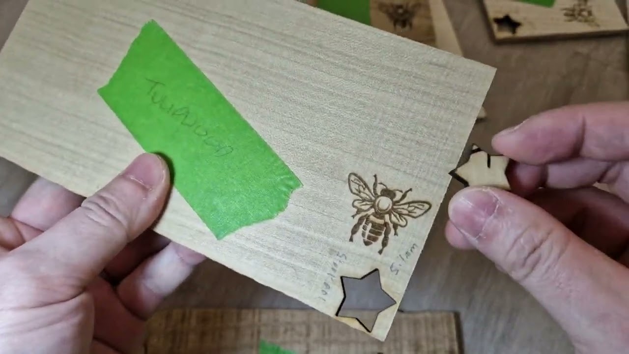 LaserPecker 4 - Cutting and Engraving Tests on Different Woods