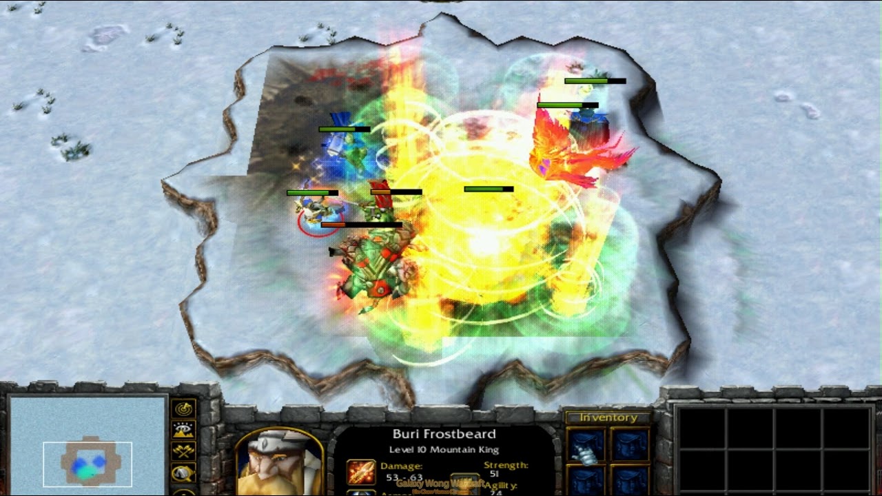 (Comment Request) (Match 02) 4 Human Heroes vs 4 Orc Heroes (Lv10 With Skills) 1080p