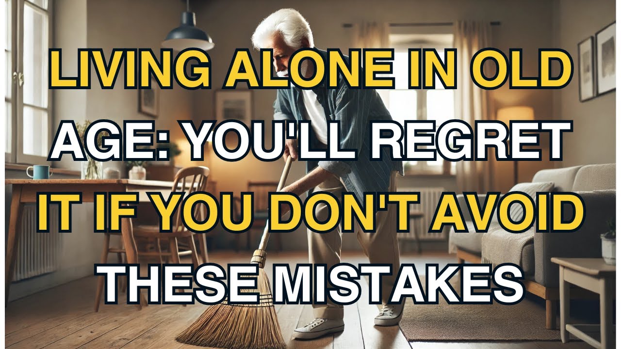 LIVING ALONE in Old Age: You'll REGRET It If You Don't Avoid These Mistakes