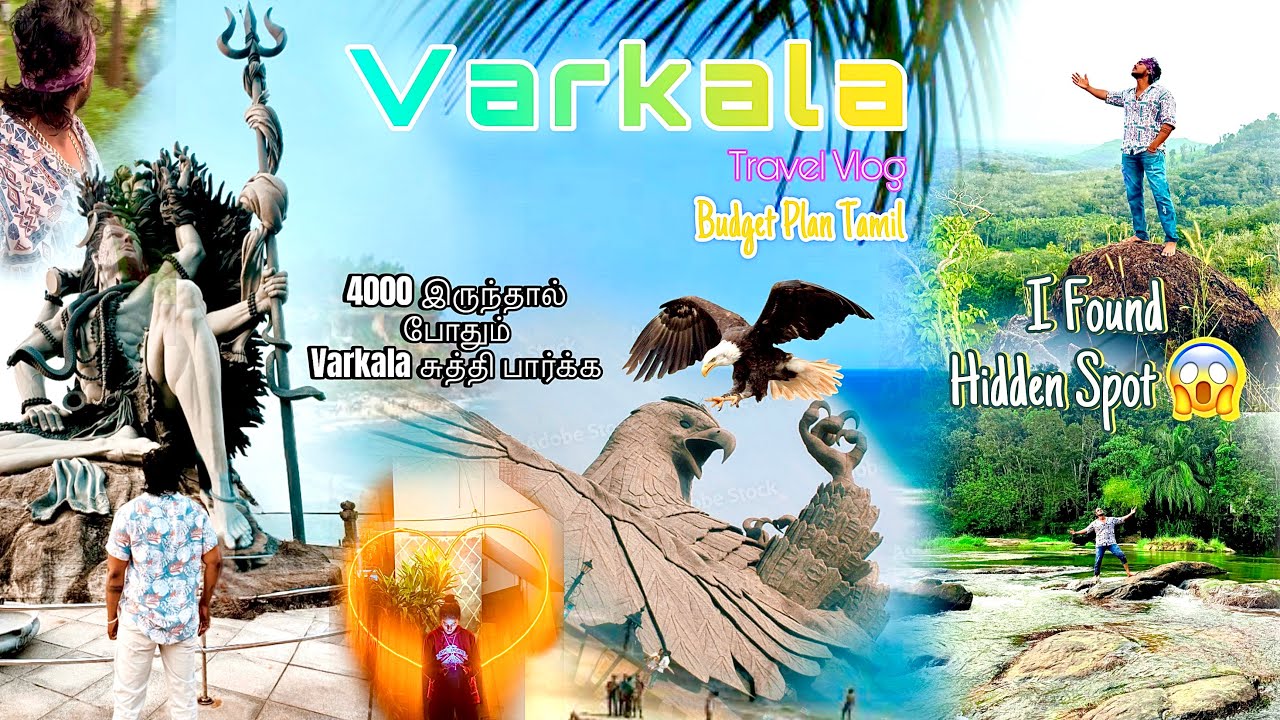 🏖️Varkala Best Tourist Places |😨Hidden Spots in varkala 2024 Dec /Bike Rental \Full Details In Tamil