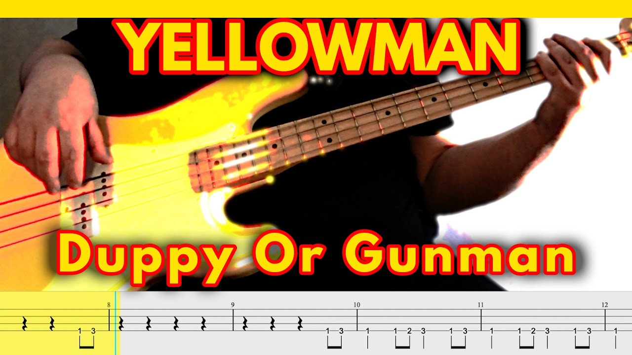 Yellowman - Duppy Or Gunman [1982] | BASS Cover | TABS