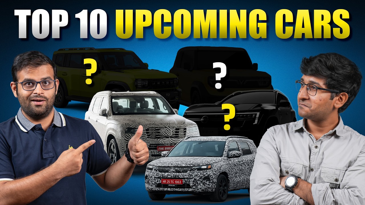Top 10 Upcoming Cars in India 2026 | New SUVs, EVs & Family Cars
