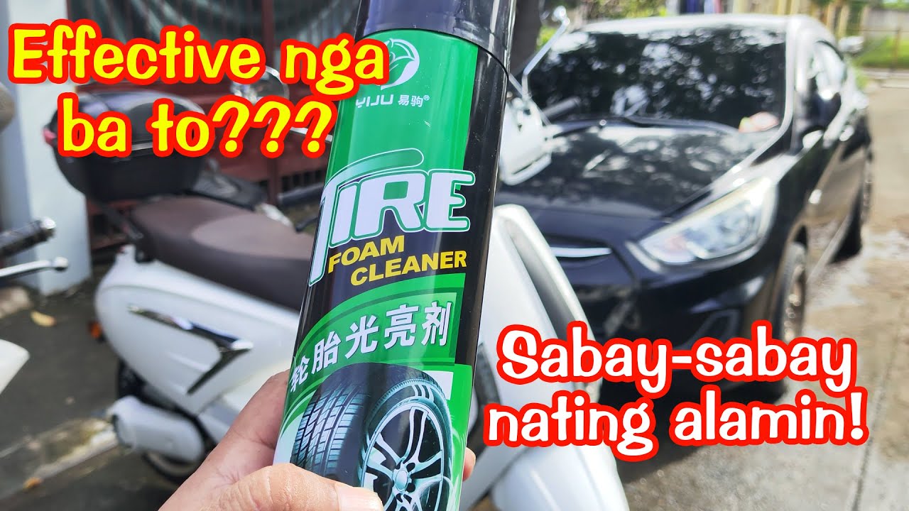 Tire Foam Cleaner Product Review  ||  Mga dapat mong malaman