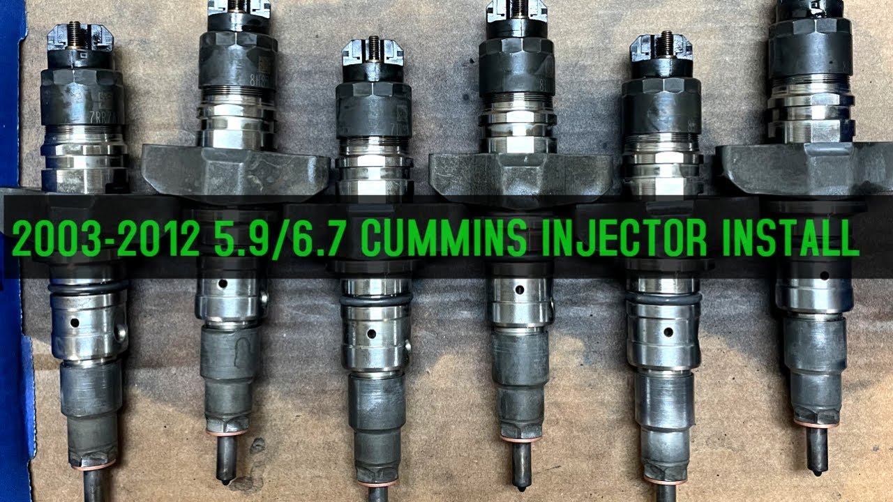 COMMON RAIL CUMMINS INJECTOR INSTALL