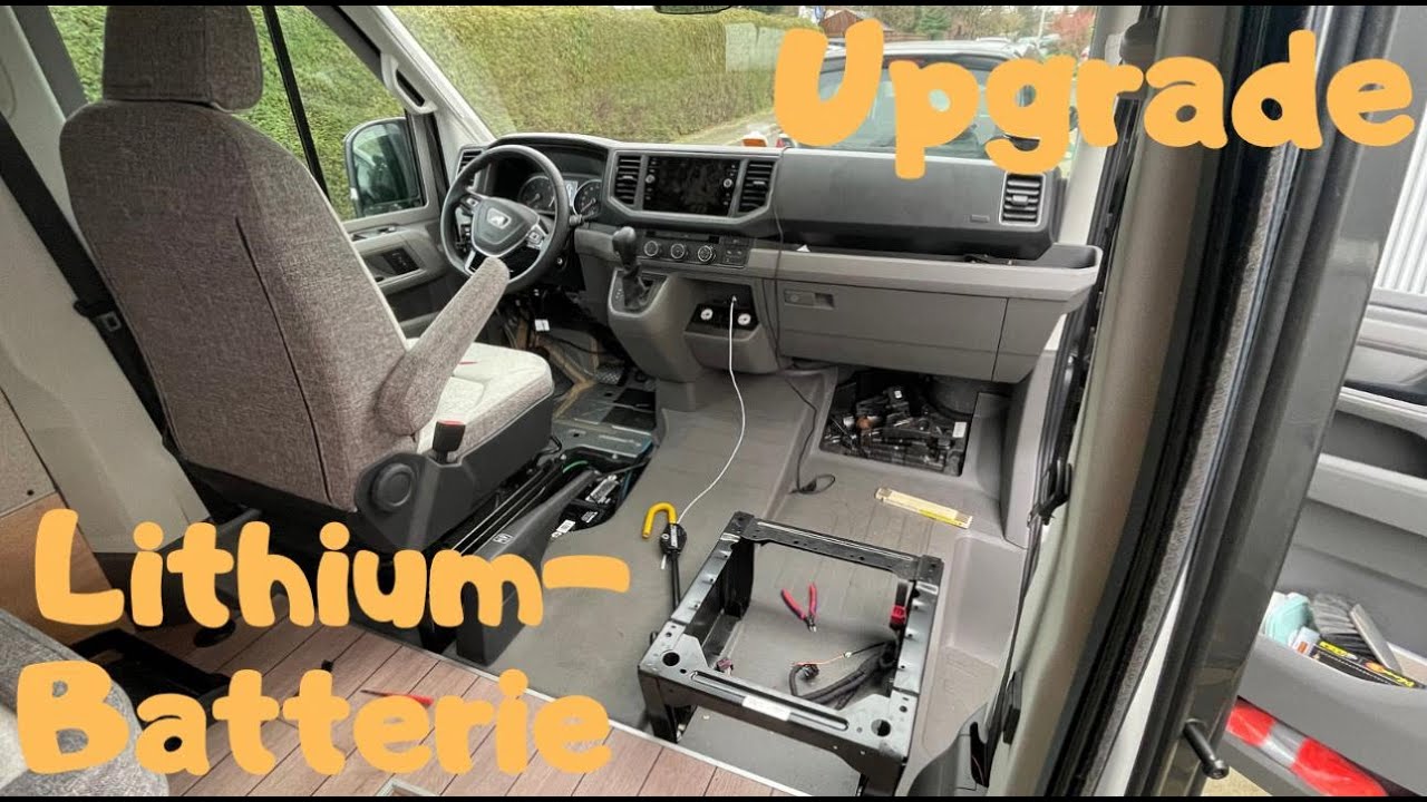 MAN TGE Wohnmobil AGM auf LiFePo4 (Lithium Batterie) umrüsten.