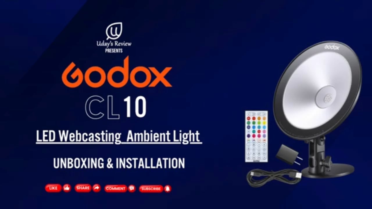 Godox CL10 Unboxed: The Ambient Light Game-Changer? #unboxing #godoxcl10 #udaysreview
