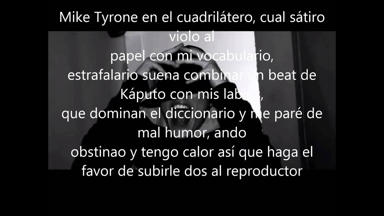 Canserbero Tripolar (Letra)