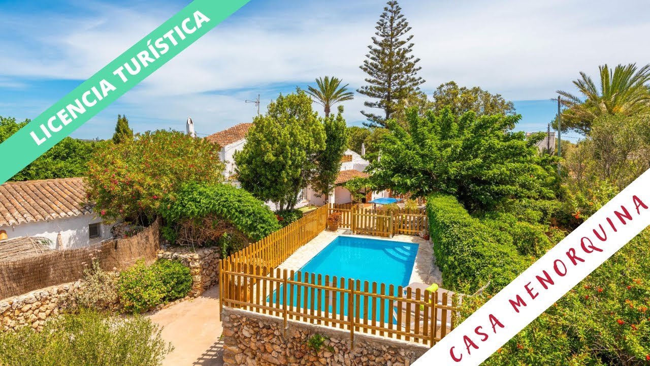 ESPECTACULAR casa MENORQUINA con LICENCIA TUR&Iacute;STICA ‼️ - Casas en Menorca