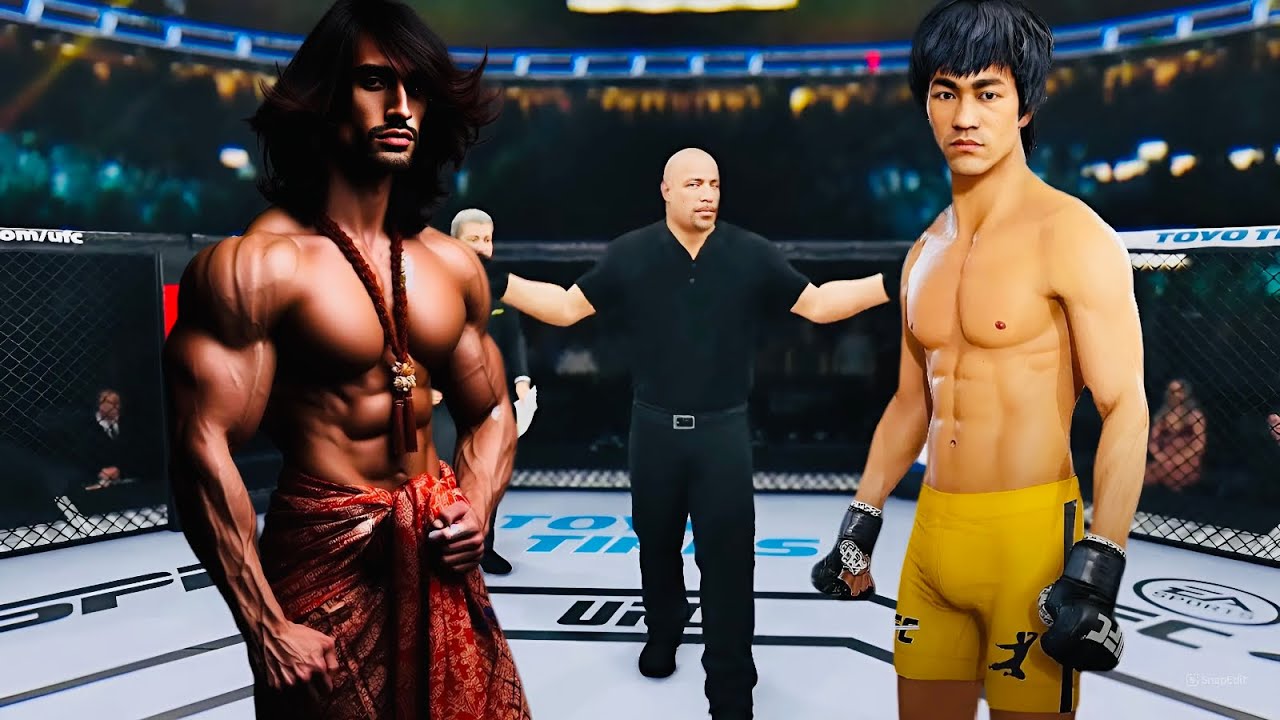 PS5 | Bruce Lee vs. Indian Strong Macho [EA Sport UFC 4]🥊