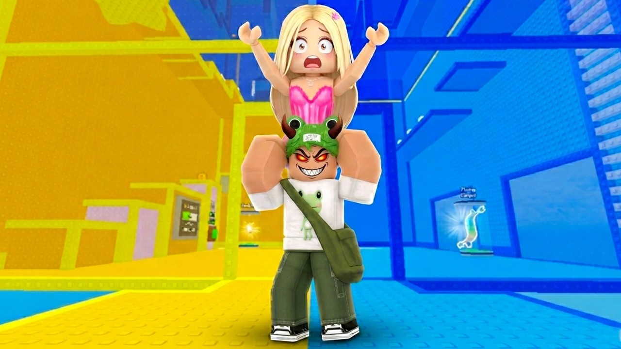 KULE OYUNUNDA YABANCI BİRİ BENİ KAÇIYOR 😱 ROBLOX KÜBRA NİSA