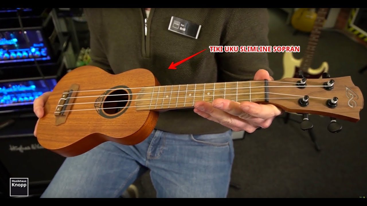 UKULELE TIKI UKU SLIM LINE SOPRAN KALA E-UKULELE MUSIKHAUS KNOPP SAARBRÜCKEN