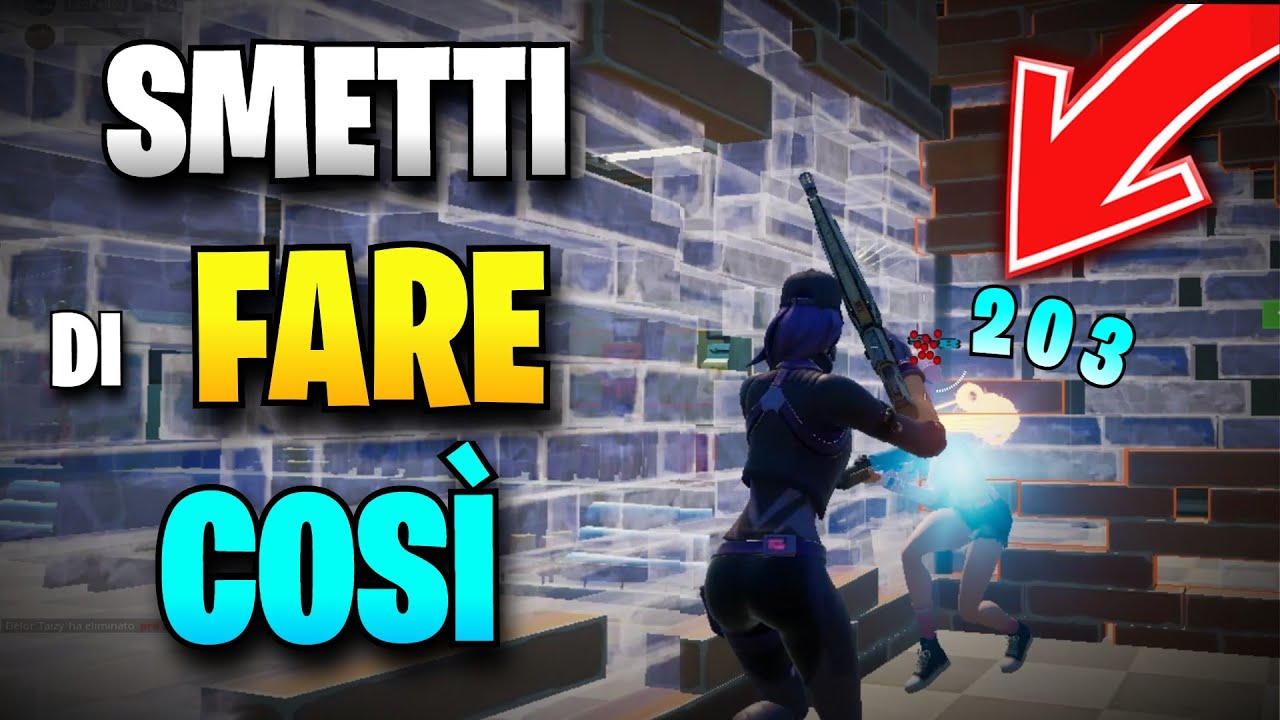 Ecco gli ERRORI STUPIDI che devi SMETTERE di Fare! Come migliorare su Fortnite!