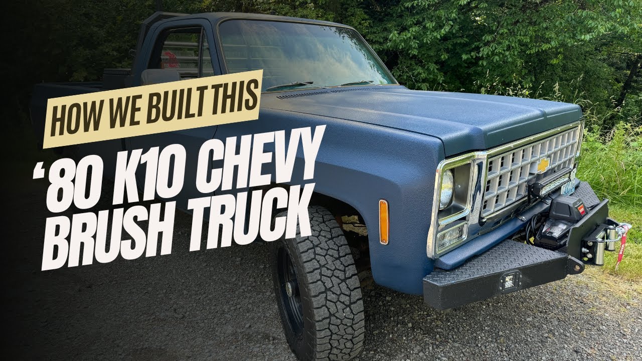 Tour this 1980 K10 Chevy Square Body Brush Truck