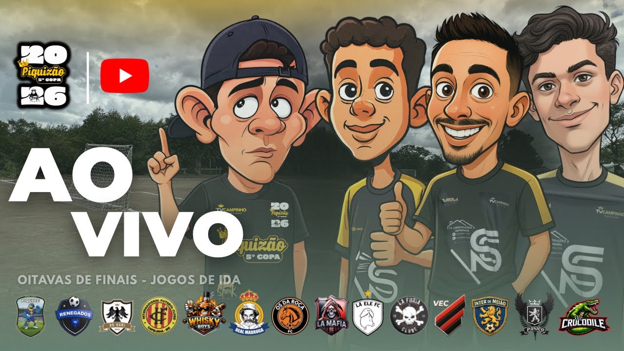 ABERTURA DA COPA SHEIK PIQUIZ&Atilde;O 2026 | OITAVAS DE FINAIS | PLAY OFFS | JOGOS DE IDA 