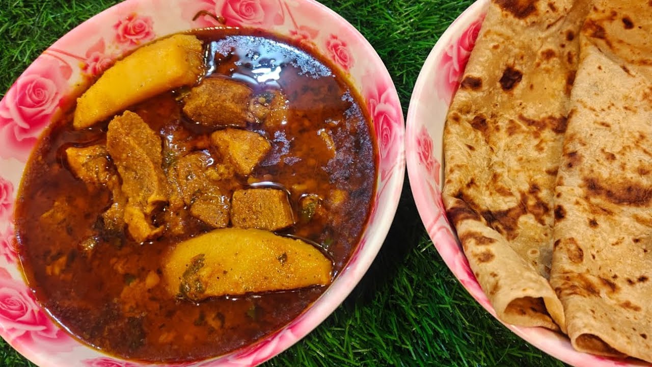 Degi Aloo Gosht Recipe 😋 Aloo Gosht Ka Salan | Mutton Aloo Gravy | देगी आलू गोश्त