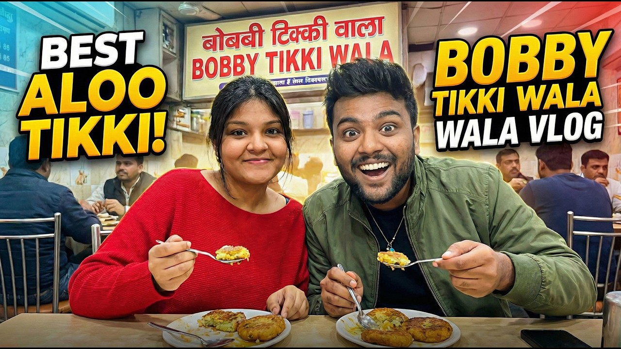 Eating Tikki at Bobby Tikki wala and Tea at a cute cafe😋 Vlog #19