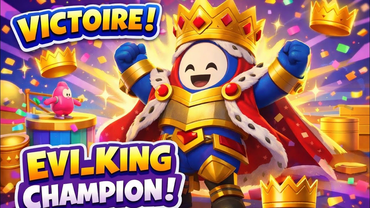 Victoire de Evi_King sur Fall Guys ! 