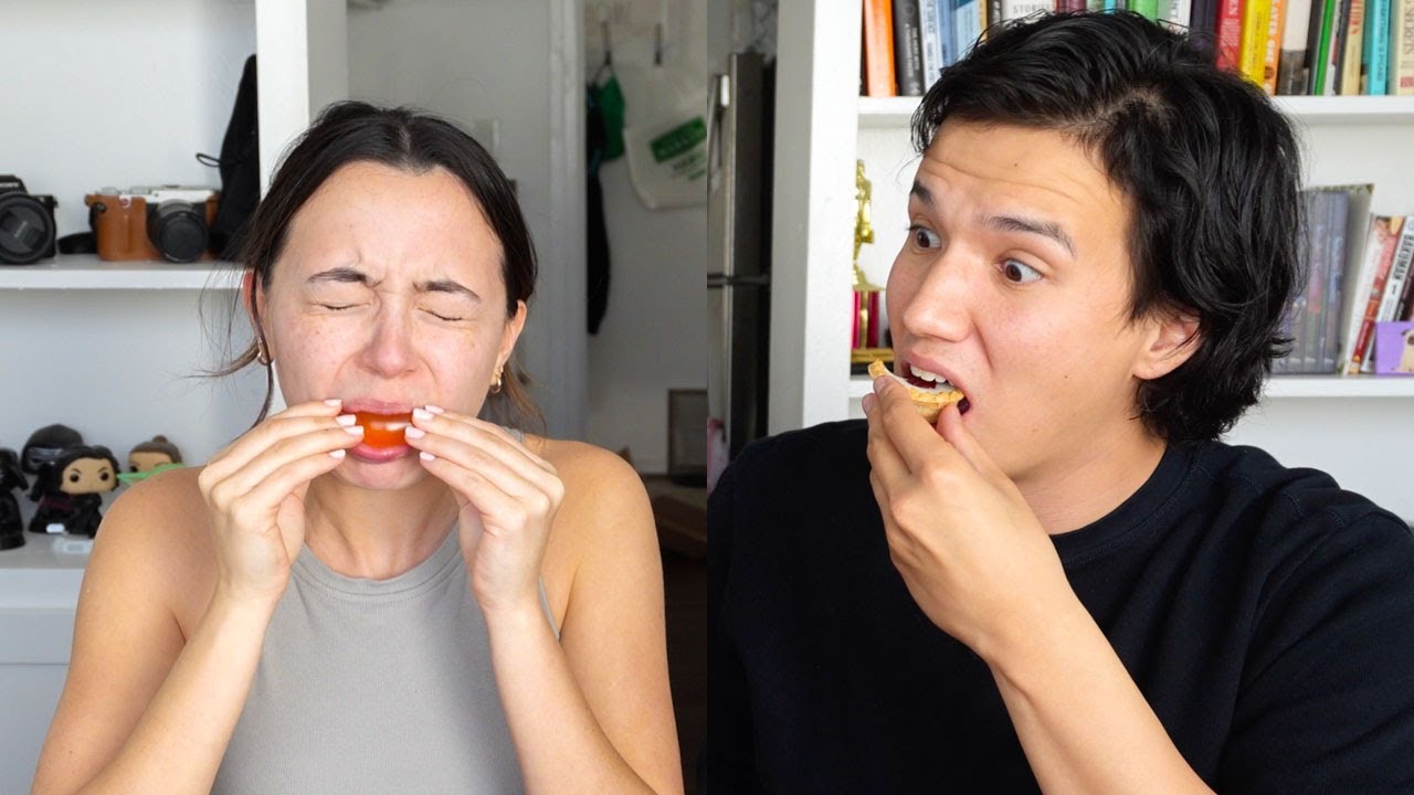 Trying British Snacks