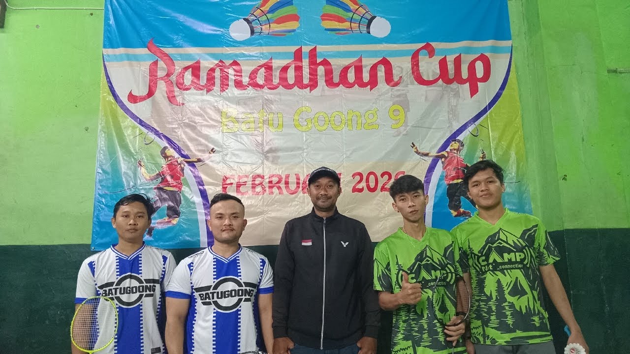 H AGUNG/DANI VS B AVID/IKI (LOKAL) BATU GOONG RAMADHAN CUP (9) 2026 TOURNAMENT BADMINTON